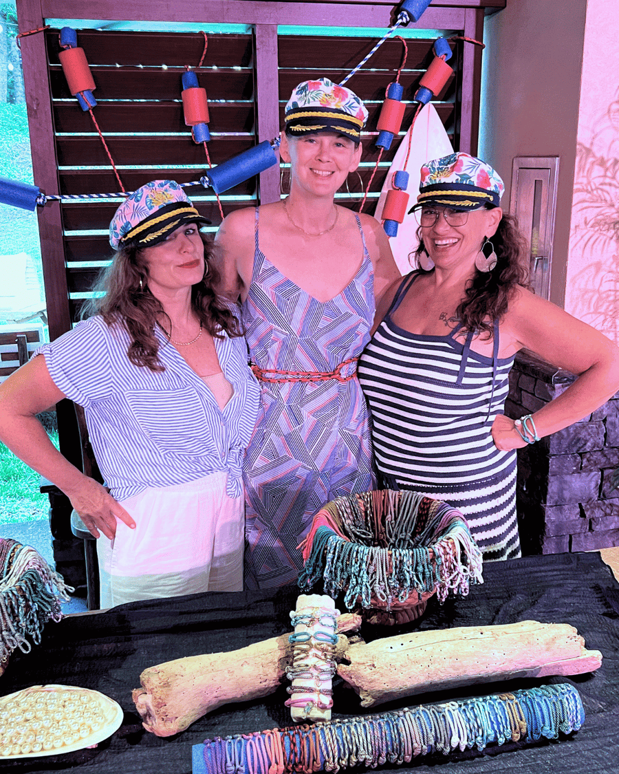 Bohemian Botanicals team at the Bracelet Bar activation